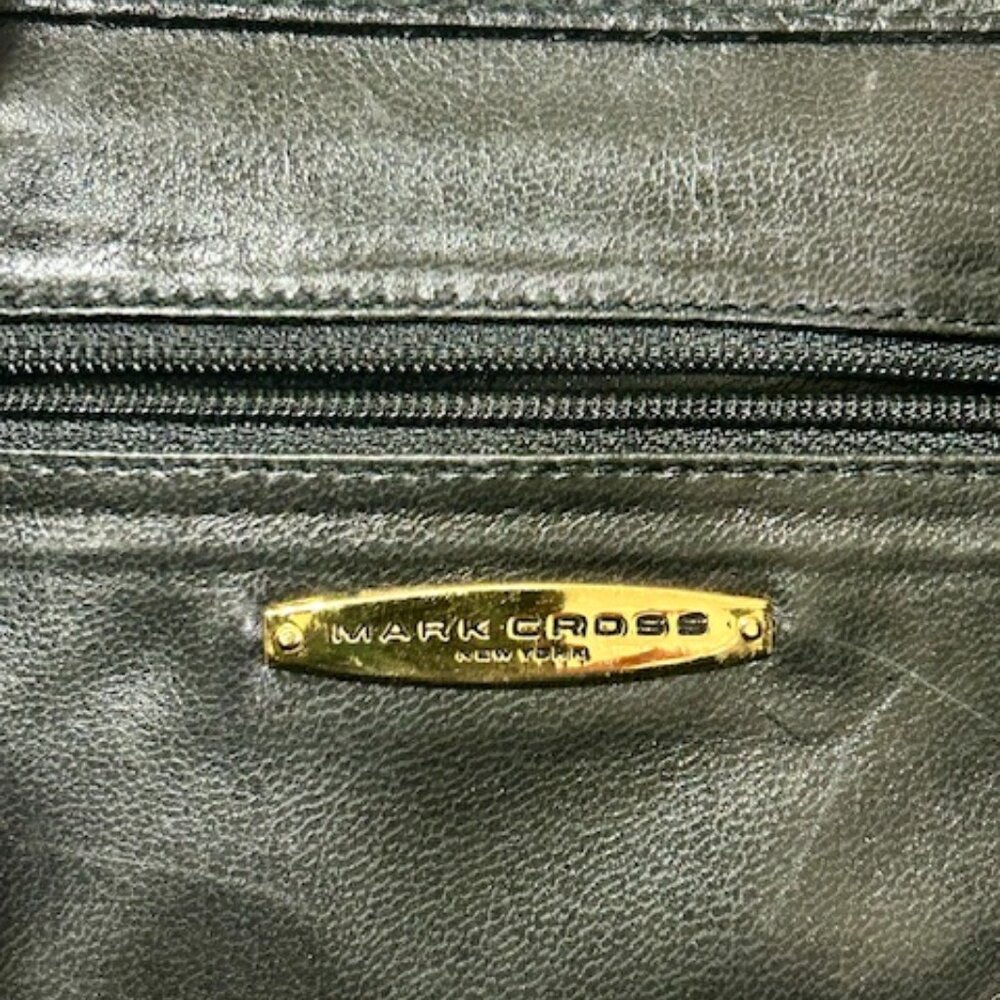 Mark Cross Black Leather Backpack - image 4